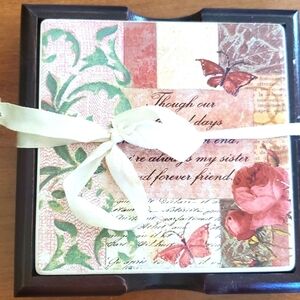 Coaster set sister sentament